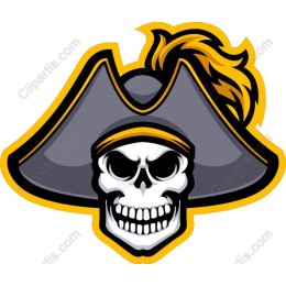 Pirate Skull with Hat