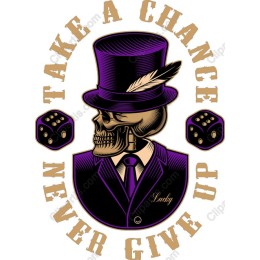 Dapper Skeleton - Take a Chance, Never Give Up