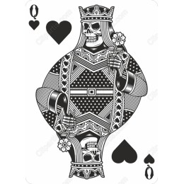 Skeleton Queen of Hearts
