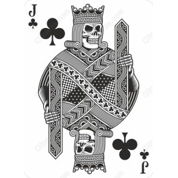 Jack of Clubs Skeleton