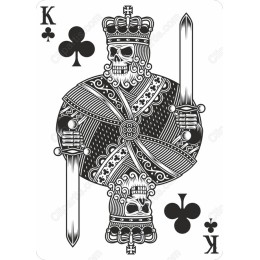 King of Clubs Skull