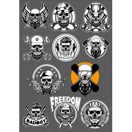 Edgy Skull Bundle