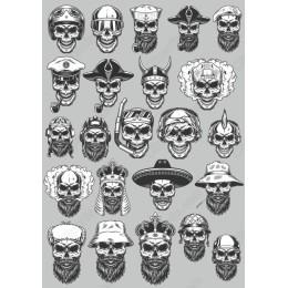Skull Beards Bundle