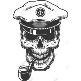 Nautical Skull Captain