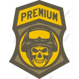 Premium Skull Badge