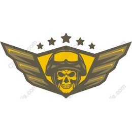 Fierce Military Skull