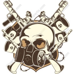 Dystopian Skull Gas Mask
