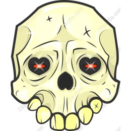 Glow-in-the-Dark Skull