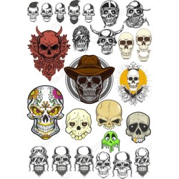 Skull Bundle - 20 Unique Skull