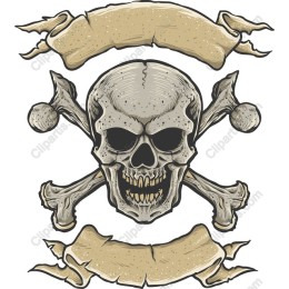 Fierce Skull and Crossbones