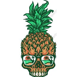 Tropical Skull Pineapple