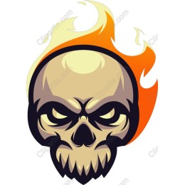 Flame Skull
