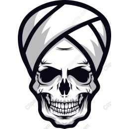 Skull with Turban