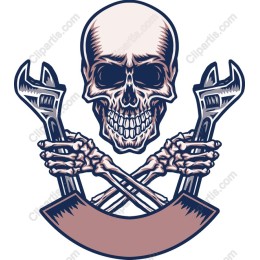 Skull and Wrenches