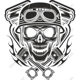 Skull and Piston