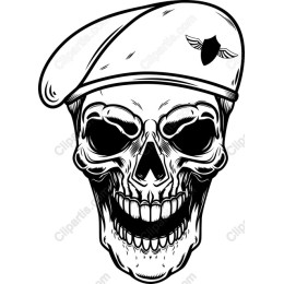Skull with Beret
