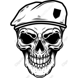 Skull with Beret