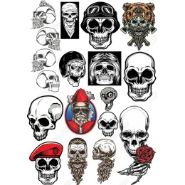 Skull Clipart Bundle