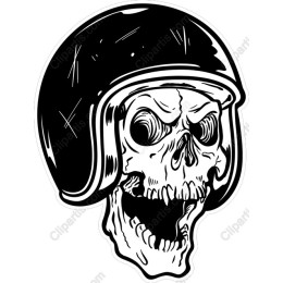 Skull in Helmet