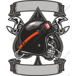 Rebel Spirit Skull Helmet