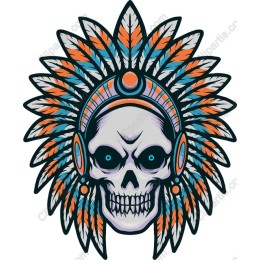 Feathered Skull Headdress