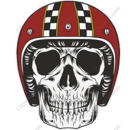 Skull Racing Helmet
