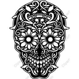 Floral Skull - Day of the Dead