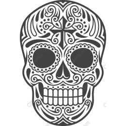 Ornate Skull - Day of the Dead