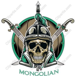 Mongolian Skull Warrior