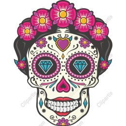 Vibrant Sugar Skull