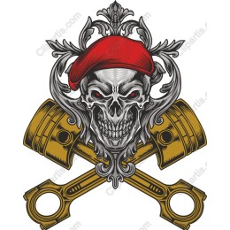 Rebellious Skull and Piston