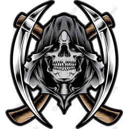 Dark Duo: Skull and Scythe