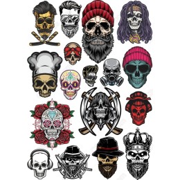 Skull and Beard Set