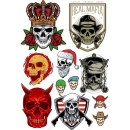 Mafia Skull Clipart Bundle