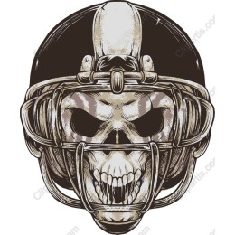 Skull Football Helmet