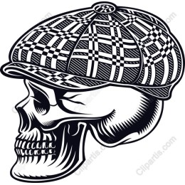 Checkered Cap Skull