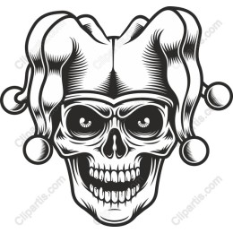 Raucous Jester Skull