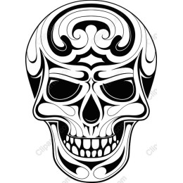 Intricate Tribal Skull