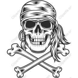 Pirate Skull and Crossbones