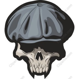 Skull in Flat Cap