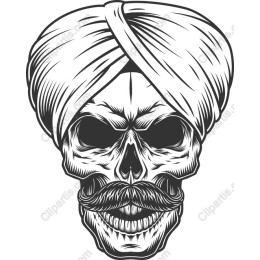 Skull with Turban