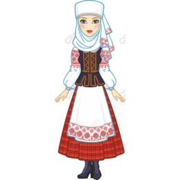 Traditional Folk Dress