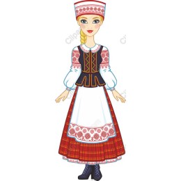 Traditional Ethnic Folklore Costume