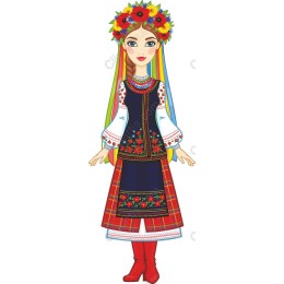 Vibrant Folk Costume