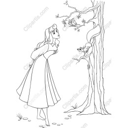 Charming Princess and Nature