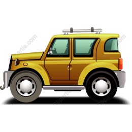 Classic Yellow Car