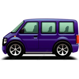 Purple Minivan