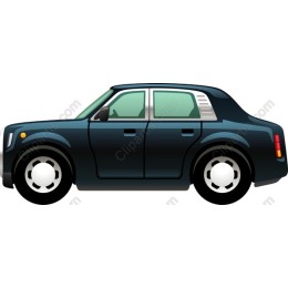 Classic Black Sedan