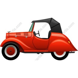 Red Classic Convertible