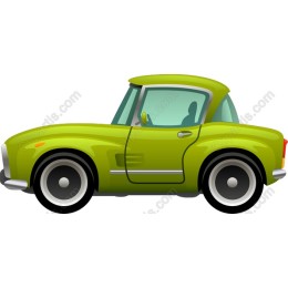 Classic Green Car